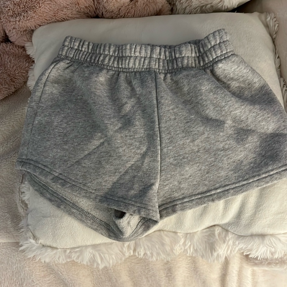 Light grey sweat shorts